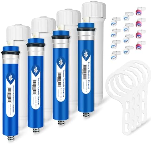 Membrane Solutions 75 GPD RO Membrane and 1812 Housing Kit by MembraneSolutions