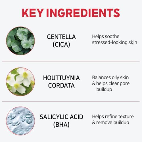 ATOMU Salicylic Acid Foaming Facial Cleanser for Oily Skin & Clogged Pores, BHA Oil Control Face Wash, 4.05 fl oz - Image 4