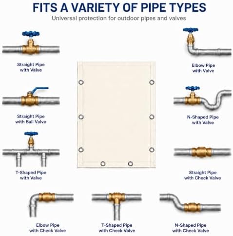 Backflow Cover, 5-Layer Multi-Opening Valve Freeze Protector,16" W x 20" H - Image 6