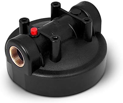 10 x 4.5 Whole House Water Filtration System, Transparent Housing, 1" Inlet/Outlet Brass Ports, Pressure Relief Button, 5 Mic Activated Carbon Block Cartridge, Meets NSF Standards & Regulations (10") - Image 4