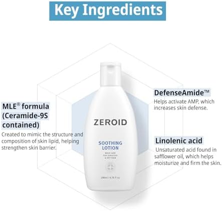 ZEROID Soothing Lotion, 6.8 fl oz (200ml) - Image 6
