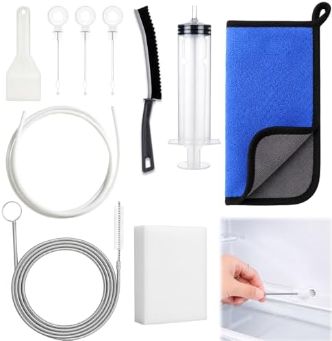 XANGNIER Refrigerator Water Line Cleaning Brush Kit,10 Pcs by XANGNIER
