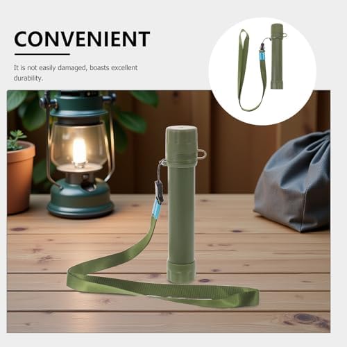 Portable Water Filter Straw, Reusable Emergency Purifier with Lanyard - Image 3
