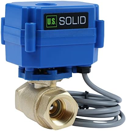 U.S. Solid Water Leak Detector with Auto Shutoff Valve, Sound Alarm, 1/2" Motorized Brass Ball Valve & 3 Sensors, Home Flood Prevention & Water Damage Defense for Basement, Laundry, Water Heater - Image 3