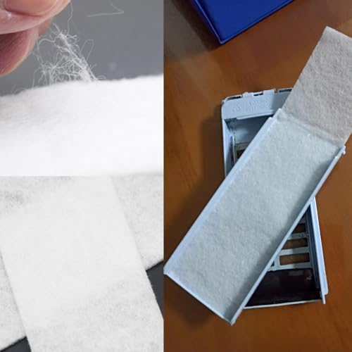 10 Pack Washing Machine Filter Box Foam Filter Replacement Cut to Use Polyester Fiber Sponge Sheet for Washing Machine Magic Lint Filter Box Lundery Mesh Drain System Parts - Image 6