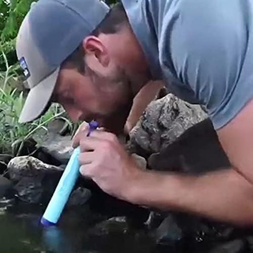 Water Filter Straw, Portable Outdoor Emergency Survival Gear Water Purifying Device for Hiking, Camping, Travel, Hunting, Fishing - Image 7