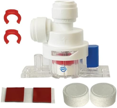 1/4 or 3/8 Inch Leak Stop Valve, Water Guard+ Water Leak Protection Valve, For Reverse Osmosis, Under Sink, or Inline Plumbed System, Mechanical Auto Shut Off Device (3/8" 1-Pack) by FiltrationWarehouse