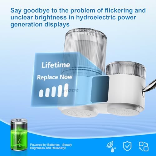 Vortopt T9-CTO Faucet Water Filter for Kitchen Sink, with Smart LED Display - Image 3