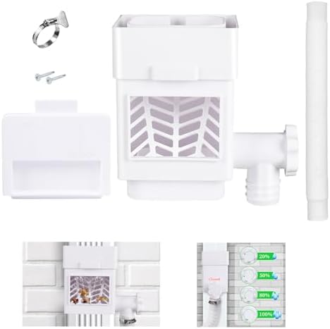 Rain Barrel Diverter Kit, Gutter Downspout Diverter, White by XPINYT
