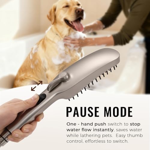 G-Promise 3Mode Dog Shower Attachment with Pause Mode Indoor & Outdoor Use - Image 4