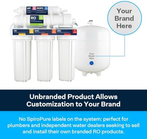 SpiroPure Reverse Osmosis System 6-Stage w/Nickel RO Faucet, SP-RO100MP-NK - Image 5