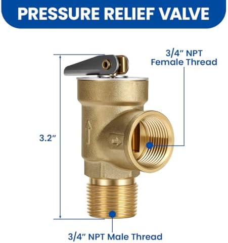 MEASUREMAN 3/4 Inch Tankless Water Heater Isolation Valve Kit, Lead-Free - Image 3
