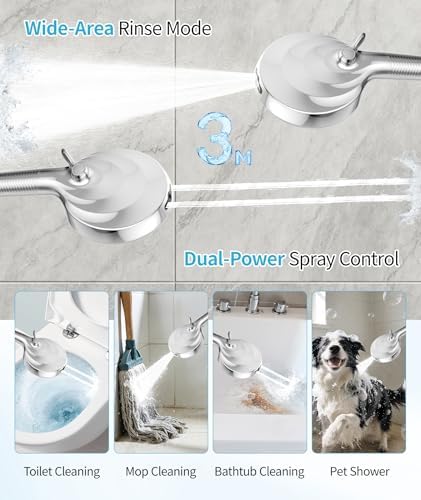EMBATHER Filtered Handheld Showerhead, 10 Modes, 2 Filters, Chrome - Image 5