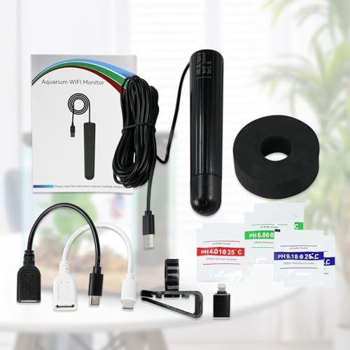 Smart Water Quality Monitor, 7-in-1 pH | Temperature | TDS | EC | Salinity | S.G & ORP WiFi Water Quality Tester Probe, EC pH Monitor for Hydroponics, Aquarium, 24/7 Real-Time Monitoring - Image 3