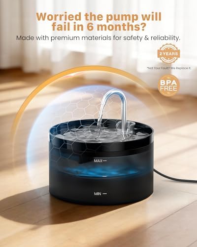 Cat Water Fountain: Dog Bowl Fountains - Automatic Pet Dispenser - Image 2