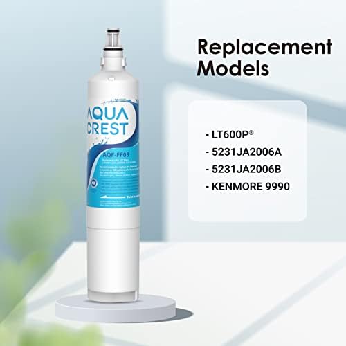 AQUACREST 5231JA2006A Replacement for KENMORE 9990, 46-9990, LG LT600P, 5231JA2006B, 5231JA2006F, LSC27931ST, LFX25960ST, WFC2001, FML-2, RFC1000A Refrigerator Water Filter - Image 4