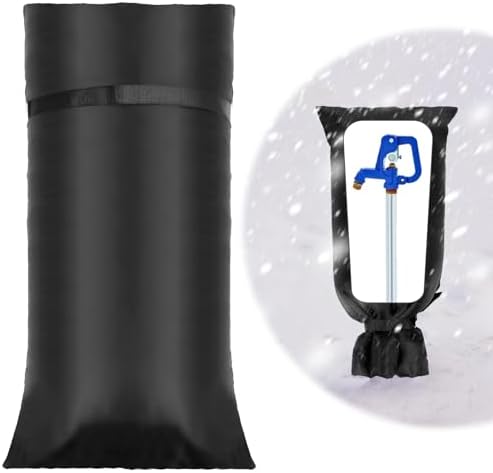 28'' x 15'' Large Faucet Cover for Winter, Outdoor Hydrant Covers Freeze Protection, Waterproof Faucet Sock for Spigot Garden Lawn Yard Farm Bibb Pipe by Aulock