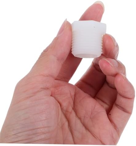 24pcs Motorhome Water Heater Drain Port Plug, 21mm PVC White - Image 4