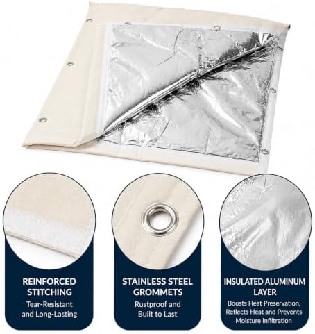 Backflow Cover, 5-Layer Multi-Opening Valve Freeze Protector,16" W x 20" H - Image 4