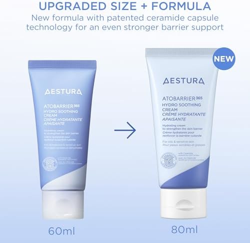AESTURA ATOBARRIER365 Cooling Hydro Soothing Water Cream Moisturizer, 80 ML - Image 4