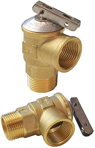 Hourleey 3/4 Inch IPS Isolator Tankless Water Heater Service Valve Kit, with Pressure Relief Valve, Clean Brass - Image 6