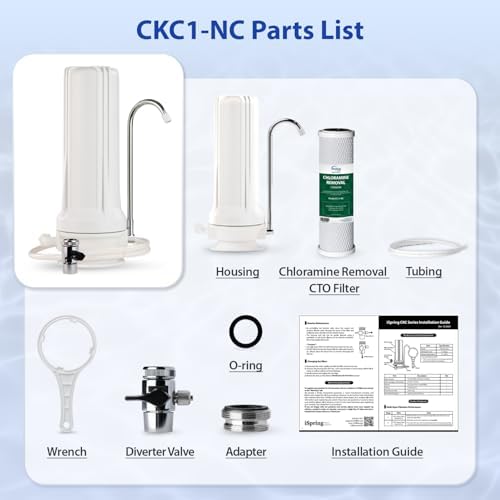 iSpring CKC1-NC Chloramine Removal Water Filter for Sink Faucet, 10000 Gal - Image 6