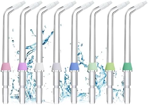 Water Flosser Replacement Tips for Waterpik, 8 Orthodontic Tips by Gjclear