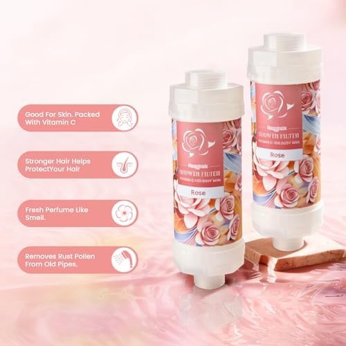 Vitamin-C Handheld Showerhead Filter With Luxurious Scent For Hard Water - Image 3