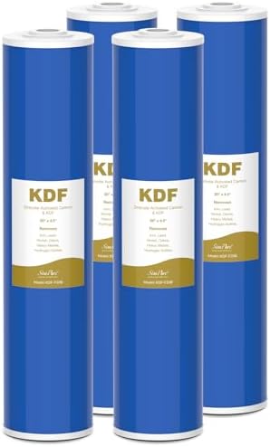 SimPure 20" x 4.5" Whole House GAC Carbon and KDF Water Filter Cartridge by SimPure_Water