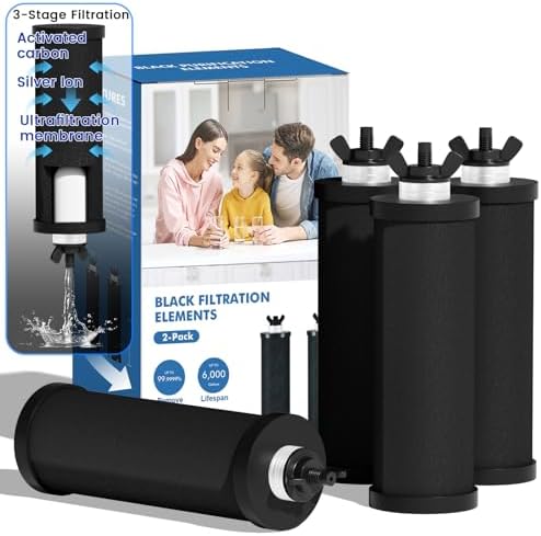 Black Purification Elements, Replacement Filter for Berlkey® BB9-2 by Joypur