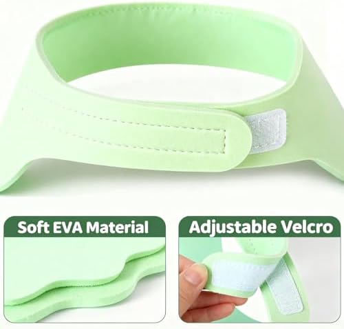 Baby Shower Cap Shield - Adjustable Waterproof Shower Visor for Kids, Soft Baby Hair Washing Shield with Ear Protection, Perfect for Toddlers & Children (giant panda) - Image 2