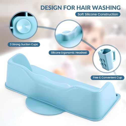 Portable Shampoo Basin for Kids, Hair Washing Station at Home - Image 4
