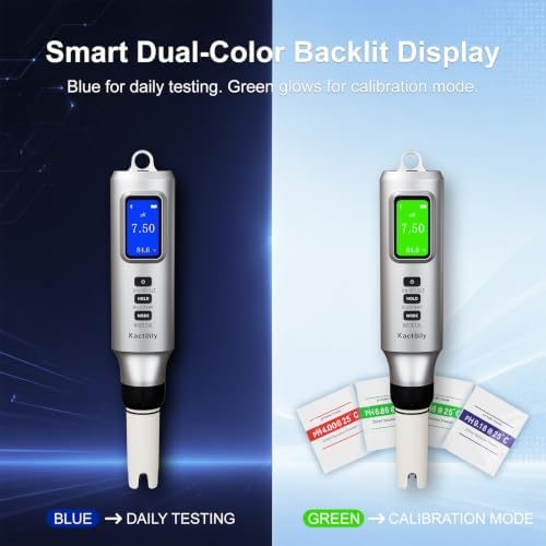 Kactoily 7-in-1 Smart Bluetooth Water Tester Rechargeable pH Meter - Image 5