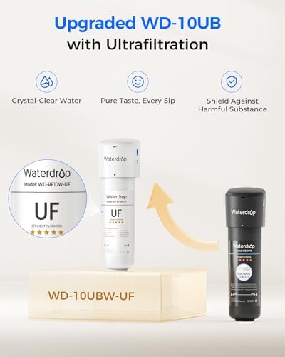 Waterdrop 10UBW-UF 0.01 μm Ultra Filtration Under Sink Water Filter System - Image 3