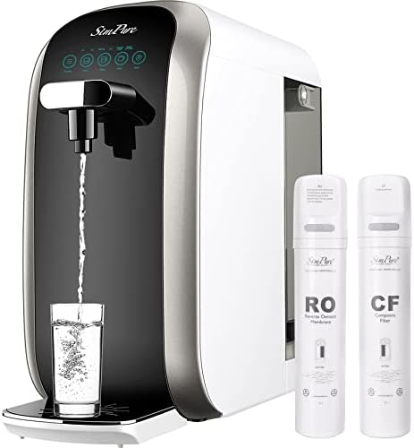 SimPure Y7P-BW Countertop Reverse Osmosis System (Comes with One Extra Replacement Cartridge) by SimPure_Water