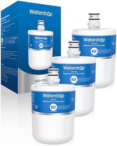 Waterdrop 5231JA2002A Refrigerator Water Filter, 3 Pack by Waterdrop