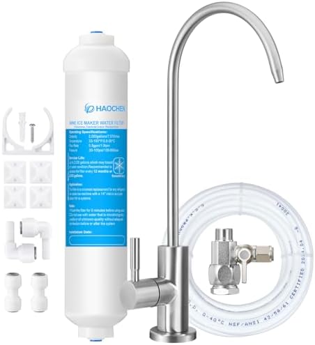 Under Sink Water Filter Kit - Reduce Chlorine for Drinking and Skin Care by HAOCHENKitchenAccessories