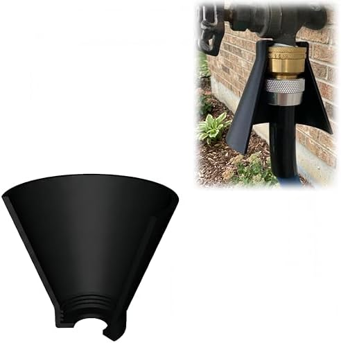 Splash Guards for Standard Anti-Siphon Valves Suitable for Garden Water Pipe Valves - Hose Inlet Protection Device, Easy-to-Install Durable Cover, Portable and Quick to Install by Unknown