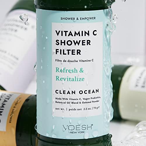 VOESH Vitamin C Shower Filter, Shower Aromatherapy, Water Purifier, Water Softener, Vegan Probiotics, Spa Shower Head, Water Filter, Shower Self-Care - Image 3