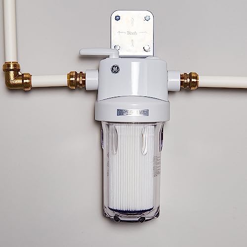 GE Whole House Water Filtration System & Filters | Reduces Sediment, Rust & More | Install Kit & Accessories Included | GXWH40L, FXHSC - Image 3