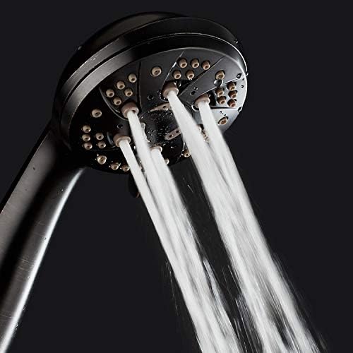 AquaDance High Pressure 6-Setting Hand Held Shower Head with Extra-Long 6 Foot Hose & Bracket – Anti-Clog Nozzles - USA Standard Certified - Top U.S. Brand - OIL RUBBED BRONZE - Image 6