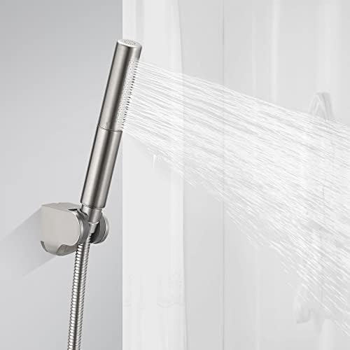 BESy Handheld Shower Head Show Spray Shower Wand Hand Shower Brushed Nickel - Image 4