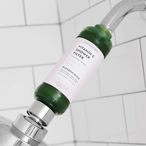 VOESH Vitamin C Shower Filter, Shower Aromatherapy, Water Purifier, Water Softener, Vegan Probiotics, Spa Shower Head, Water Filter, Shower Self-Care - Image 3