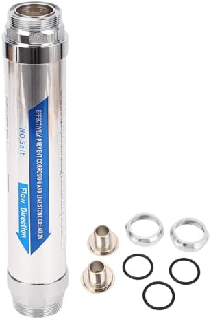 YUYTE Water Descaler Whole Descaler Non Salt Magnetic Compact Scale Softener System for Whole House - Stainless Steel, Easy Installation for Shower, Dishwasher, Solar Heater (Stainless steel 2) - Image 6