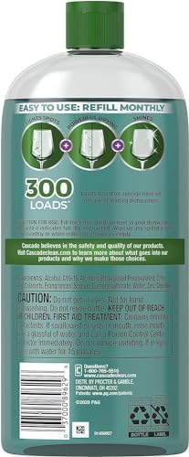 Cascade Platinum Power Dry Dishwasher Rinse Aid, 30.5 fl oz - Image 2