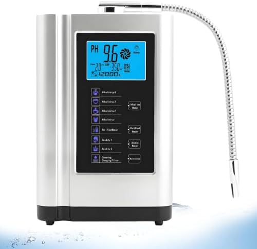 Water Ionizer & Purifier with 7 Settings, 600mV ORP, Auto-Cleaning by Unknown