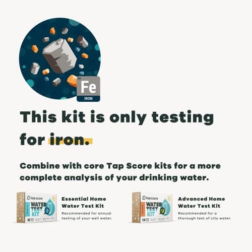 Tap Score Iron in Water Test Kit | Well or City | Full Report | EPA Certified Drinking Water Labs | #1 Best Home Water Test 2021-24 NYT Wirecutter | 100% Unbiased - Image 2