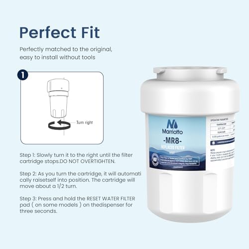 MARRIOTTO MWF Refrigerator Water Filter NSF 42 Certified, 4 Pack - Image 5