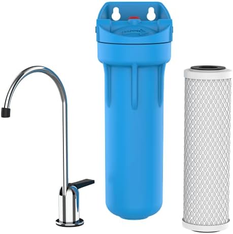 Pentair OMNIFilter CBF3 Water Filtration System, 10" Premium Single-Stage Undersink Filter System, NSF Certified to Reduce PFOA/PFOS, Includes Housing, CB3 Carbon Cartridge and All Hardware - Image 5