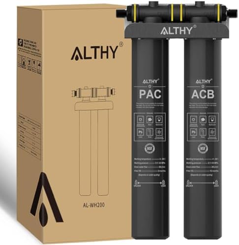 ALTHY Whole House Water Filter System, Commercial/Home/cafe Drinking Water System, Reduce Lead, Chlorine,Sediment, Chemincal & Odor, 3/4" Inlet/Outlet by ALTHY